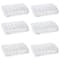6 Pack: Large Adjustable Compartment Bead Storage Box with Handle by Bead Landing™
